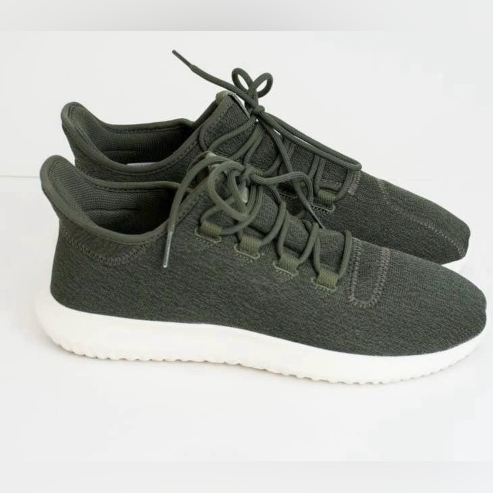 Women's Adidas Tubular Shadow Dark Green Sneakers